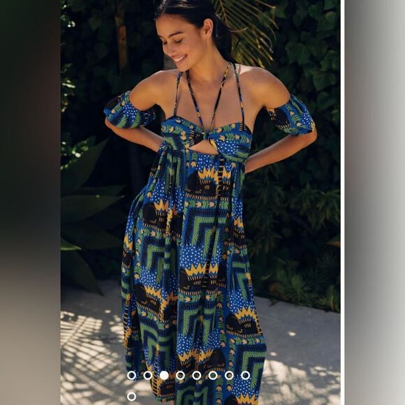 João Incerti for Anthropologie Strappy
Bandeau Dress blue size XS - Picture 1 of 8